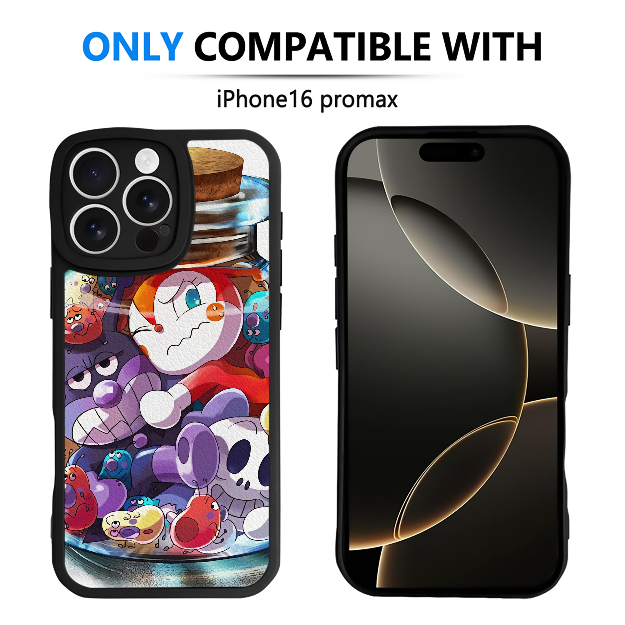 （画像用） アンパンマン Anpanman 【iPhone 16シリーズ対応】シリコンスマホケース（レザー調） 材質：シリコン